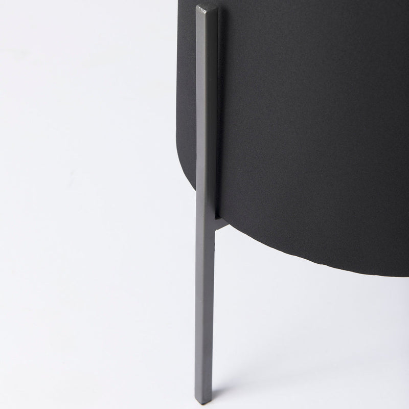 CLAYPOOLE (SET OF 3) BLACK PLANT STANDS