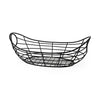 Mateo 22.0L x 12.0W x 7.9H Black Metal Basket