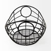 Mateo 22.0L x 12.0W x 7.9H Black Metal Basket