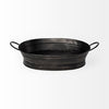 Reno 20L x 14W Black Metal Vintage Inspired Basket
