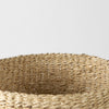 Sivannah 19.7L x 19.7W x 23.6H (Set of 3) Light Brown and Medium Brown Striped Seagrass Round Basket