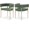 Brisa Fabric Dining Chair - Green
