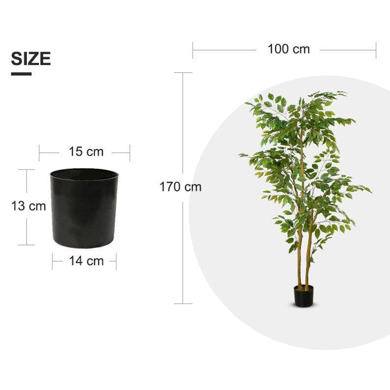 FICUS TREE FAUX PLANT 170CM/ 67"