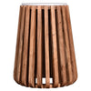 Alder Round Marble End Table Natural