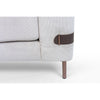 Chandler Corduroy Fabric Sofa legs