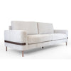 Chandler Corduroy Fabric Sofa - Vertical Lines sideview