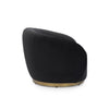 Greer Accent Chair - Velvet Black