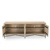 Briar Mango Wooden Sideboard with Iron Legs