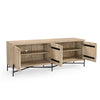 Briar Mango Wooden Sideboard with Iron Legs