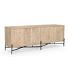 Briar Mango Wooden Sideboard with Iron Legs