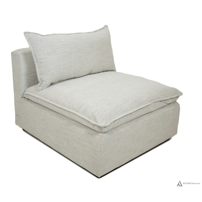 Marliss Armless Modular Chair-Oatmeal