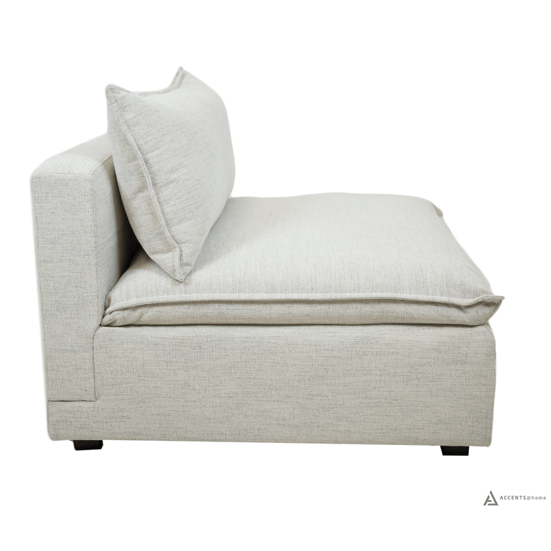 Marliss Armless Modular Chair-Oatmeal