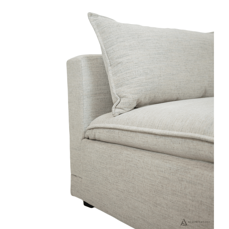 Marliss Armless Modular Chair-Oatmeal