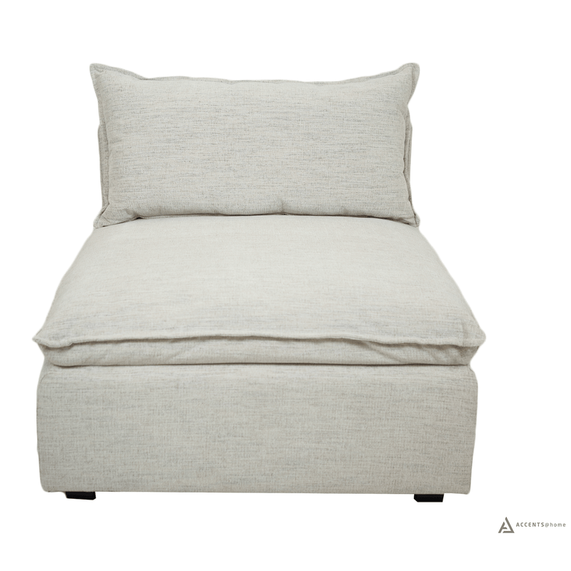 Marliss Armless Modular Chair-Oatmeal