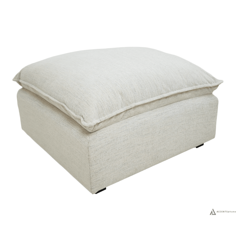 Marliss Ottoman- Oatmeal