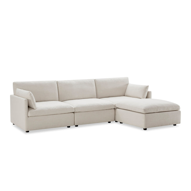 Bingo 4pcs Sectional W/ Ottoman