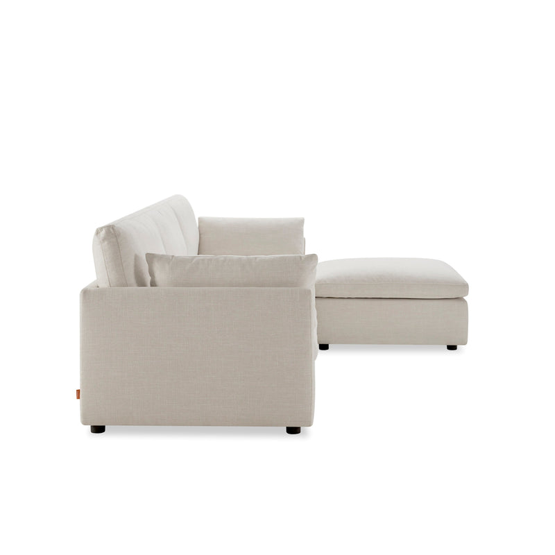 Bingo 4pcs Sectional W/ Ottoman