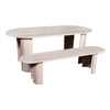 Resom Solid Mango Wood Dining table and dining Bench