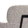 boucle fabric dining chair