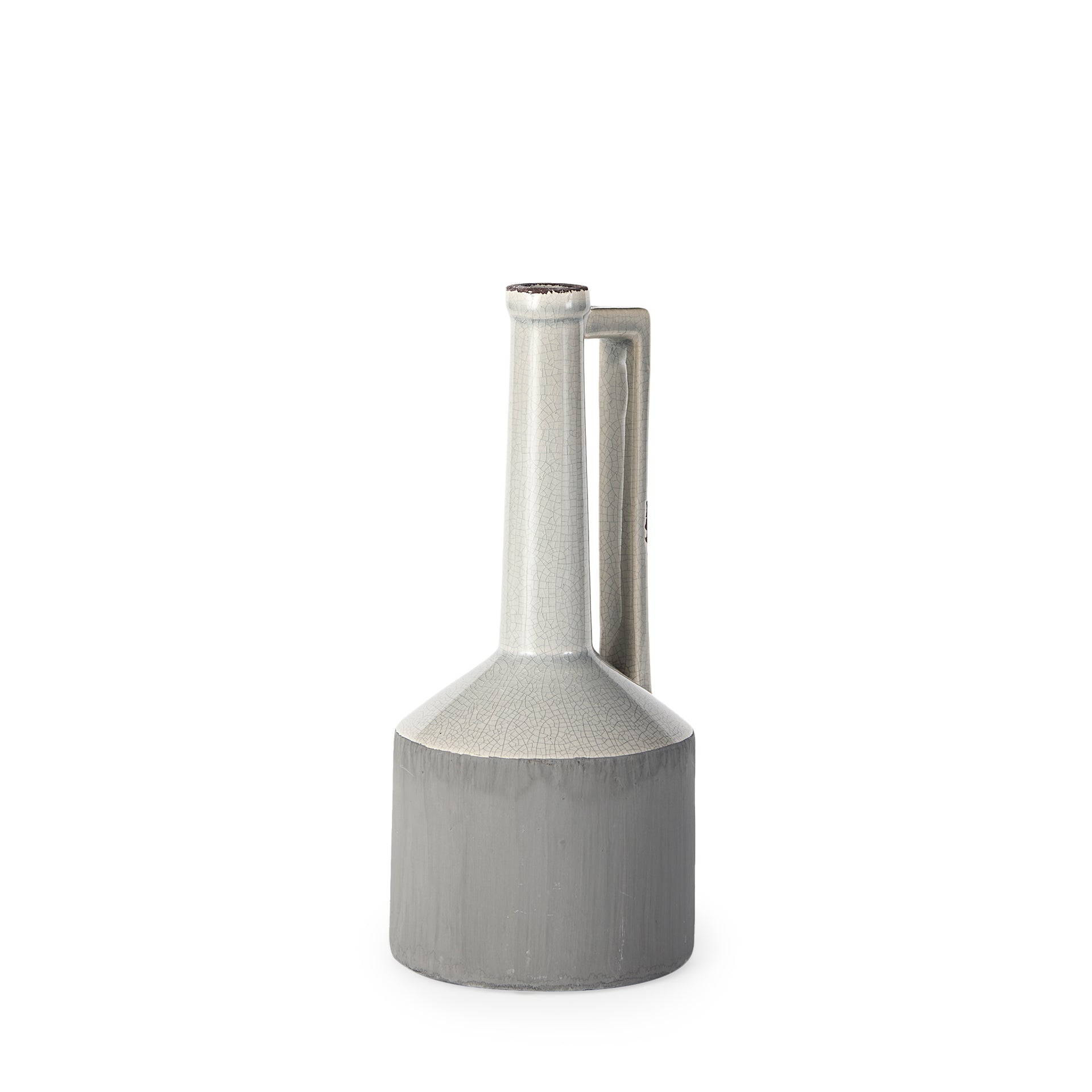 Burton Two Tone Gray Ceramic Jug Vase-thumbmail-12