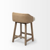 Monmouth Cream Fabric | Brown Wood | Counter Stool