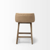 Monmouth Cream Fabric | Brown Wood | Counter Stool