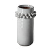 Farmhampton Large Gray Spoked Ceramic Vase