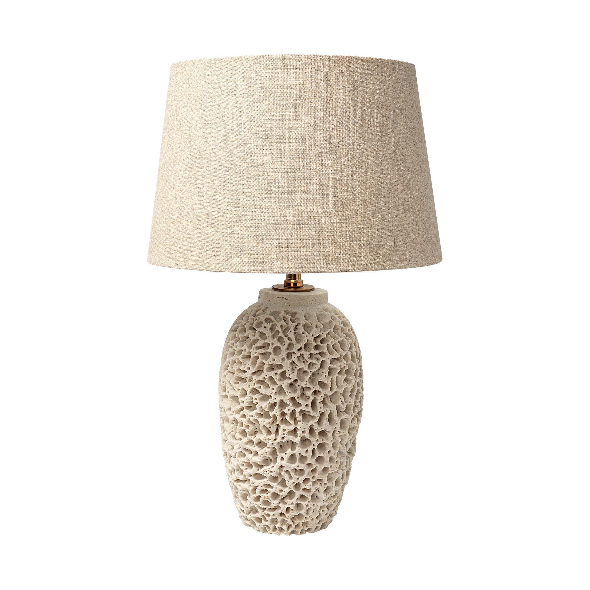 Mariam (26"H) Beige Coral-Inspired Base Table Lamp-thumbmail-1