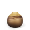 Pyla Short Yellow/Brown Vase