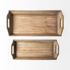 Tawny (Set of 2) Natural Wooden Trays