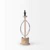 Zain I Small Brown Wooden Vintage Inspired Candle Holder Lantern