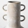 Sherry Rustic Brown Tall Neck Ceramic Vase