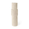 Cardon 23.0H Cream Ceramic Vase