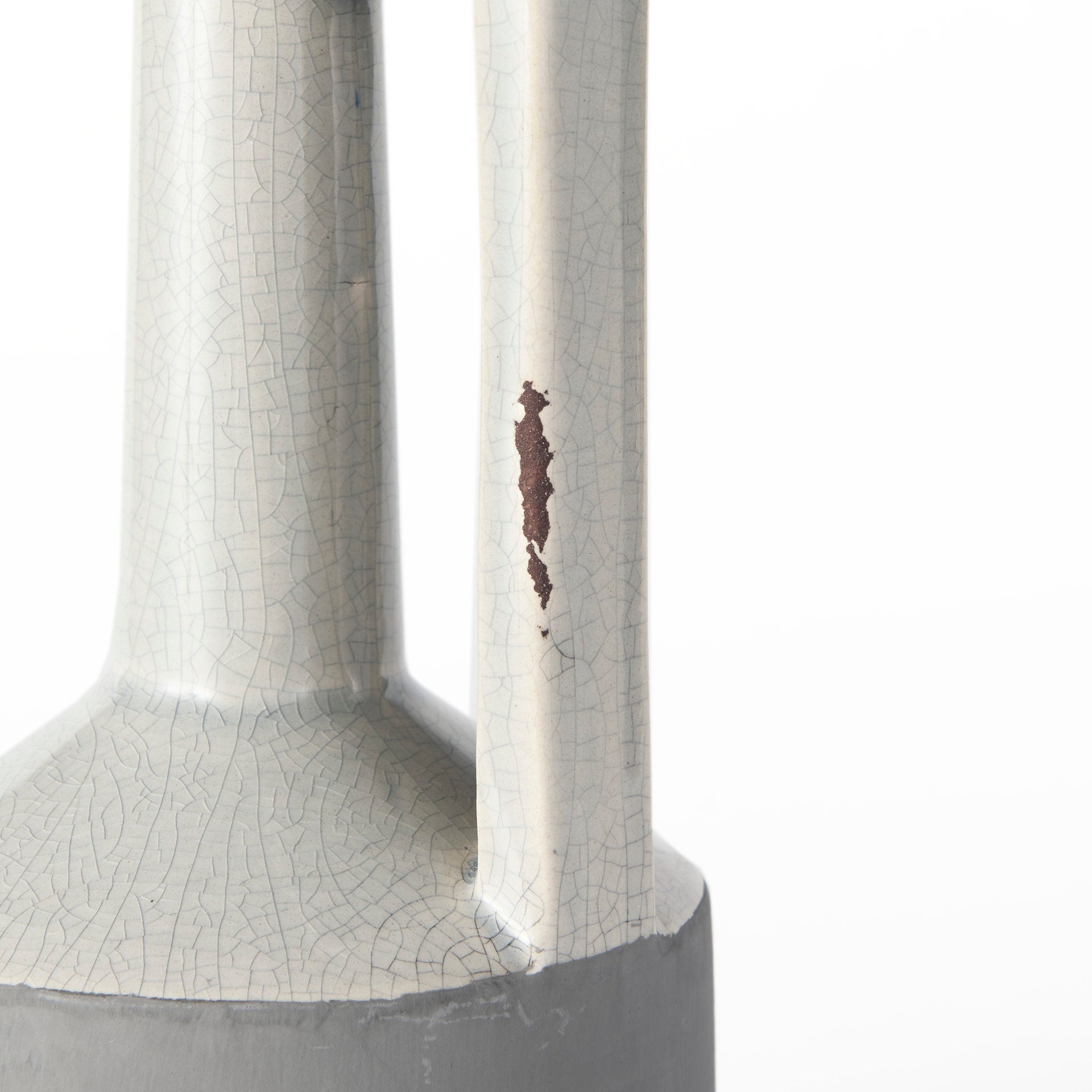 Burton Two Tone Gray Ceramic Jug Vase-thumbmail-8