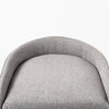 Hollyfield Gray Fabric | Gray Metal | Counter Stool