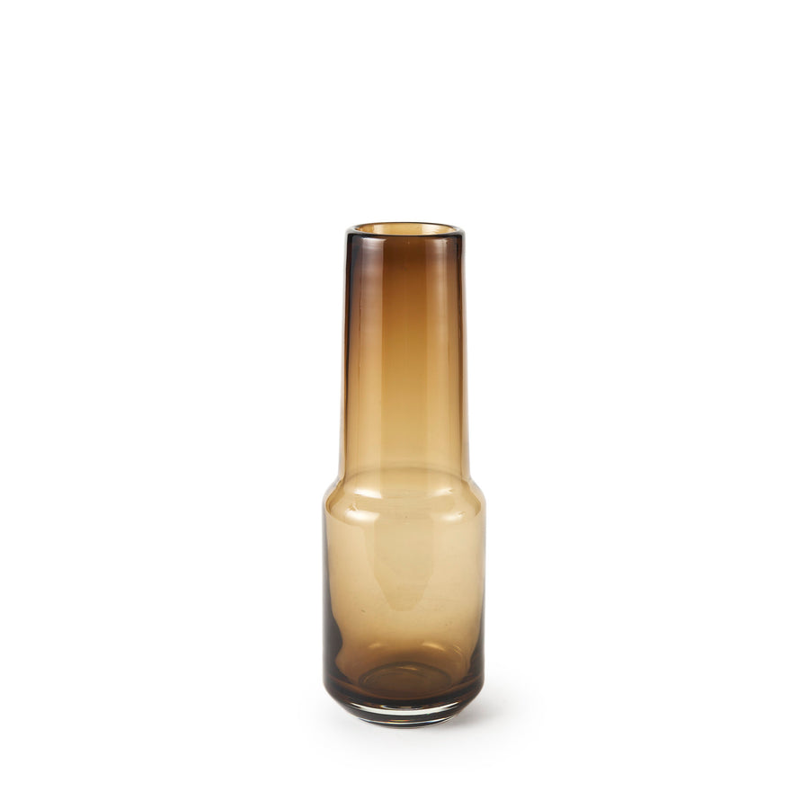 Amrita Golden Brown Glass Vase