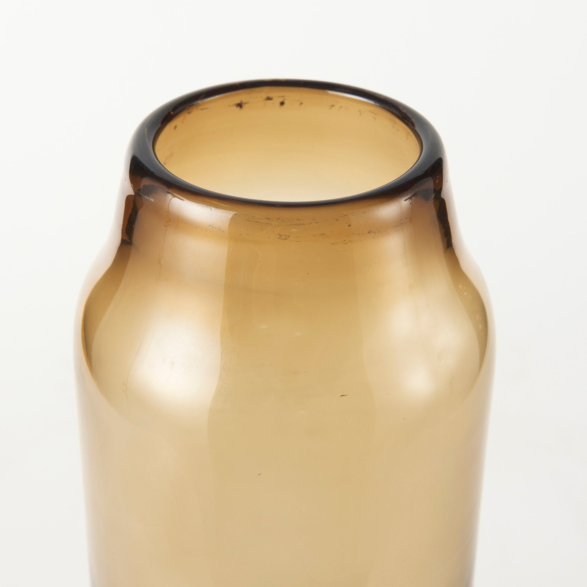 Amrita Golden Brown Glass Vase