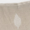 Enya Beige and Cream Fabric Patterned Decorative Pillow Cover