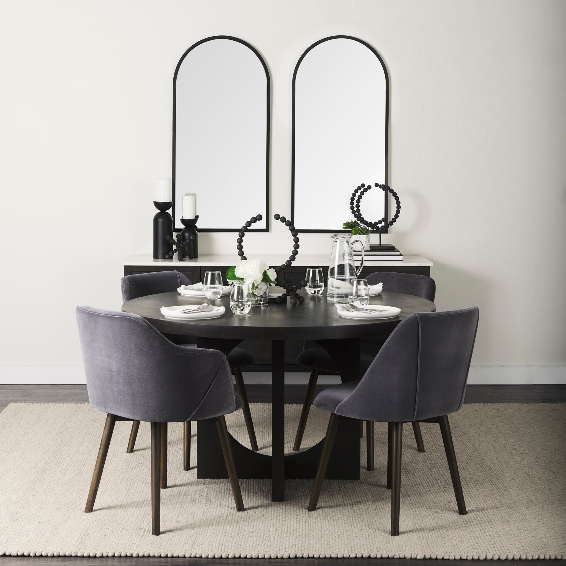 Giovanna Black Metal Frame Mirror-thumbmail-6