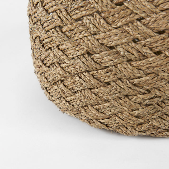 Jarek Brown Seagrass Round Basket Cross Weave  (Set of 3)-thumbmail-8