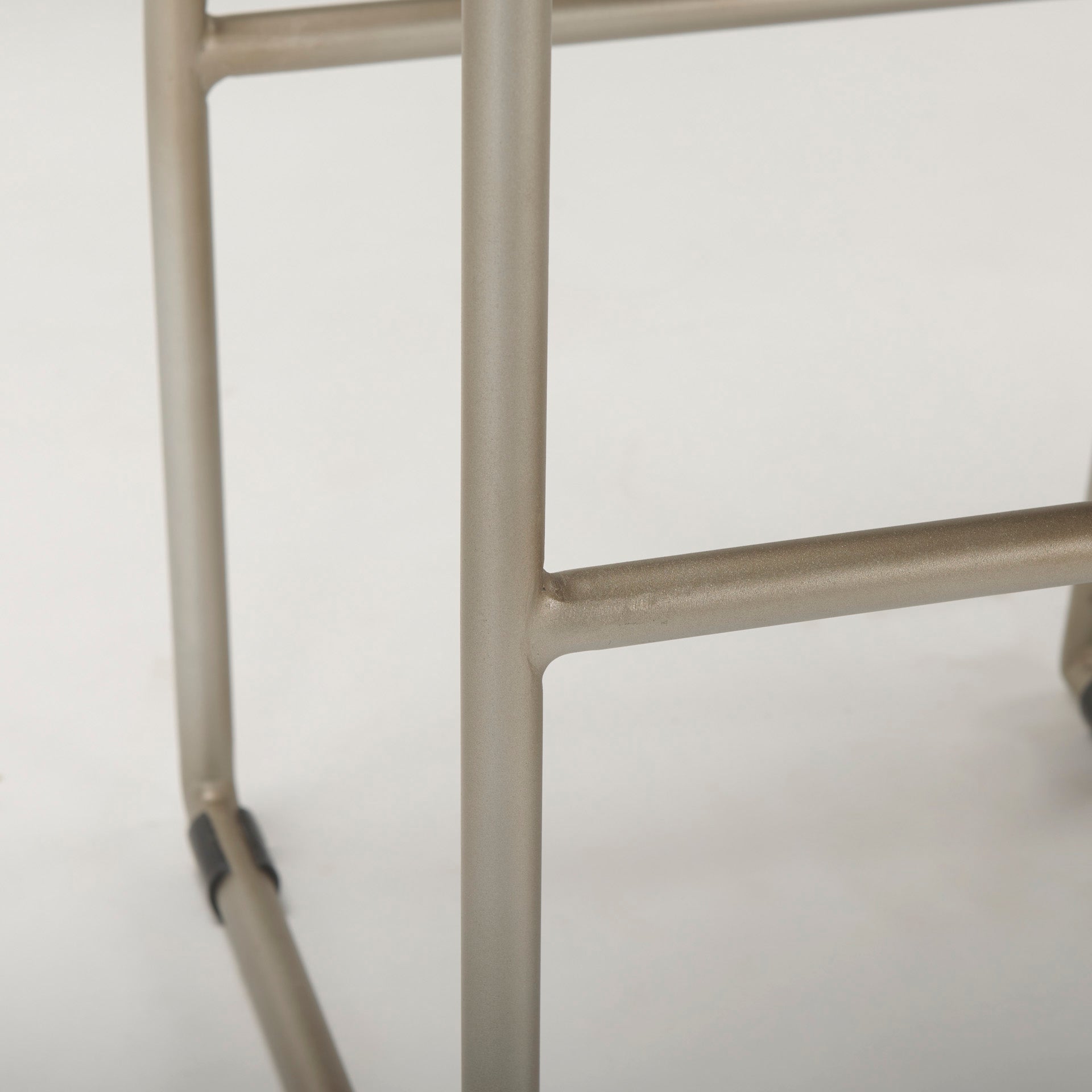 Givens Brown Wood W/Silver Metal Frame Barstool