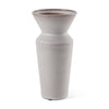 Esme 4.5L x 4.5W x 10.4H Whitewashed Ceramic Vase