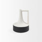 Burton White/Black Jug Vase