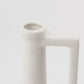 Burton 10.8H Small White Ceramic Jug Vase