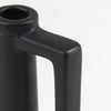 Burton 10.8H Small Matte Black Ceramic Jug Vase