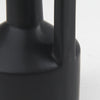 Burton 10.8H Small Matte Black Ceramic Jug Vase