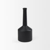 Burton 14.2H Medium Matte Black Ceramic Jug Vase