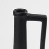 Burton 14.2H Medium Matte Black Ceramic Jug Vase