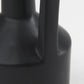 Burton 14.2H Medium Matte Black Ceramic Jug Vase