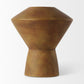 Esme 7.1L x 7.1W x 8.1H Light Brown Ceramic Vase